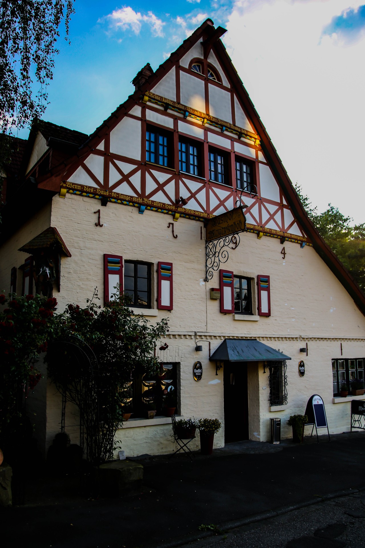 Das historische Fachwerkhaus der Margaretenhöh